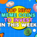 5 Top New Meme Coins to Invest in Today For Exponential Gains on Blockchain