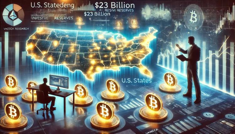 US States Could Invest $23B in Bitcoin Reserves, VanEck Research Finds