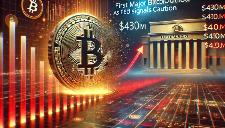 $430M Leaves as Fed Signals Caution