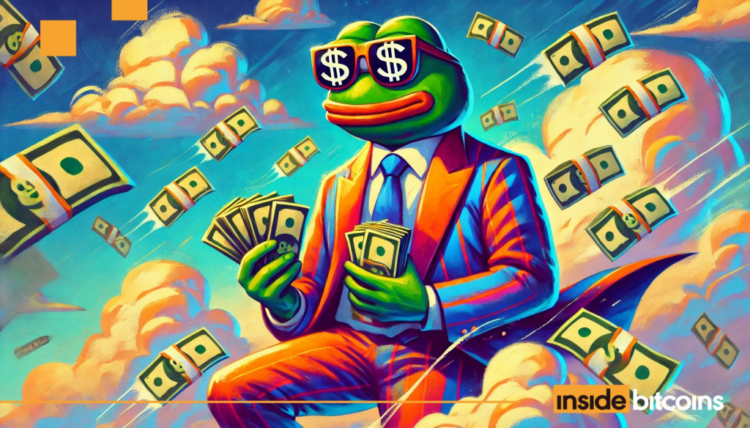 Wall Street Pepe Price Soars 57% As Whales Move In