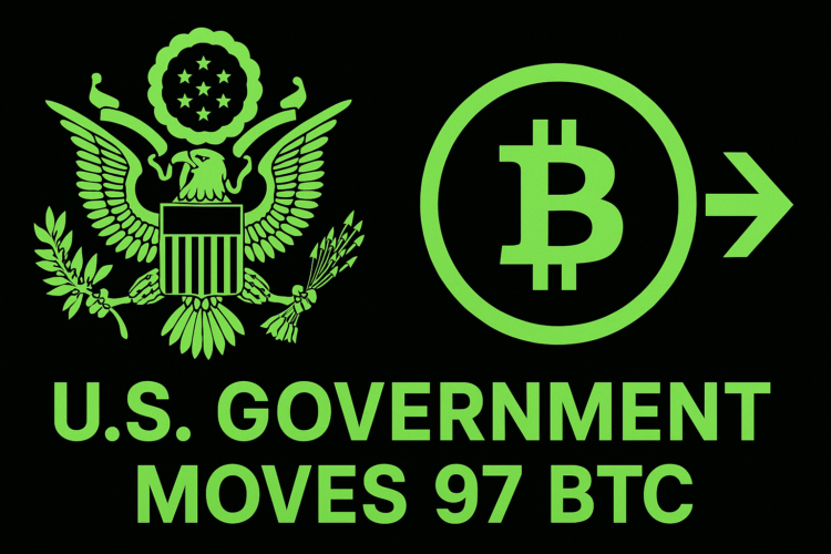U.S. Government Moves 97 BTC and 884 ETH—What’s Behind the Transfer?