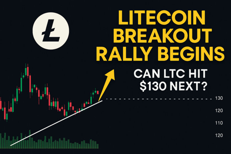 Litecoin Breakout Rally Begins — Can LTC Hit $130 Next?
