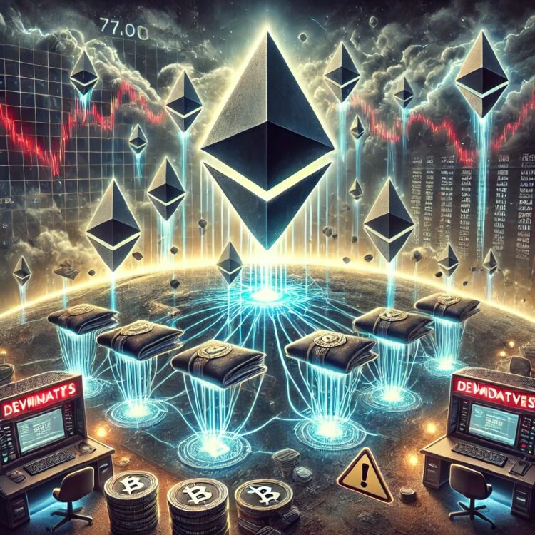 77K Ethereum Moved to Derivatives—Is Another Price Crash Looming?