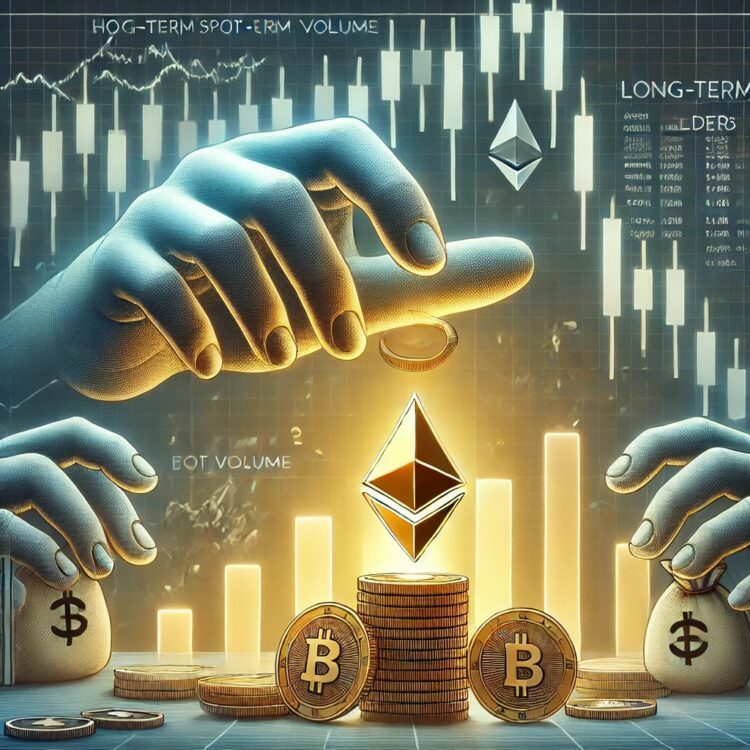 Ethereum Spot Volume Declines While Long-Term Holders Continue Accumulating