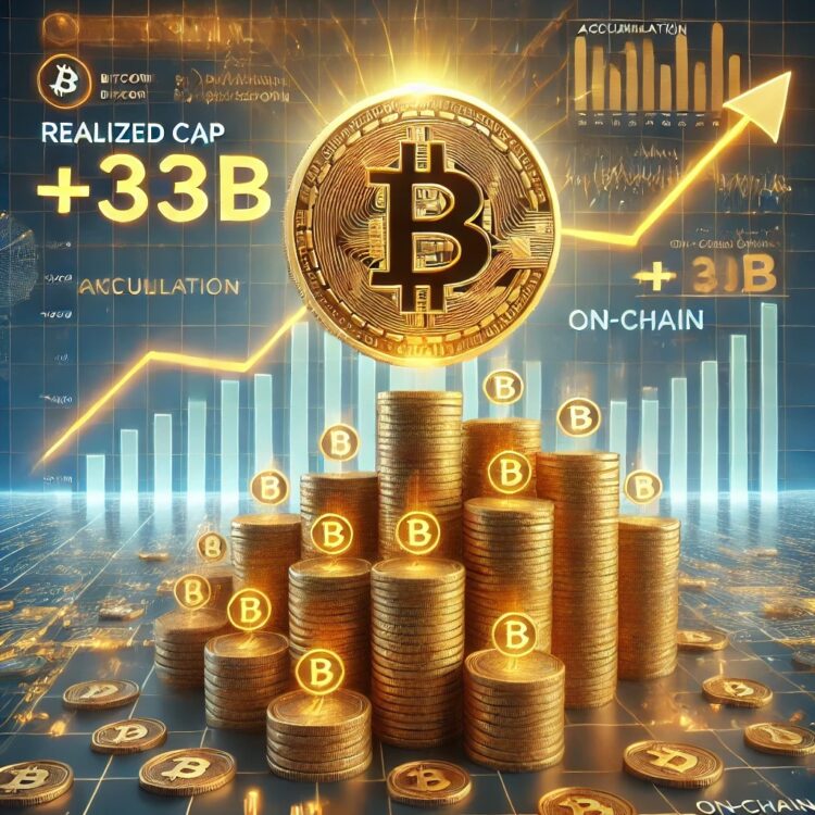 Bitcoin Sees $3 Billion Daily Growth in Realized Cap Amid Ongoing Accumulation
