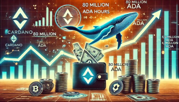 Cardano Whale Activity Spikes – 80 Million ADA Added In 48 Hours