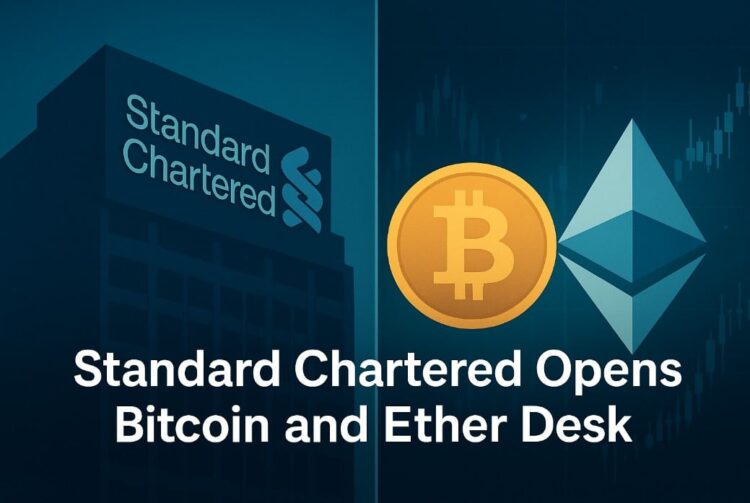 Standard Chartered Launches Bitcoin and Ether Trading Desk
