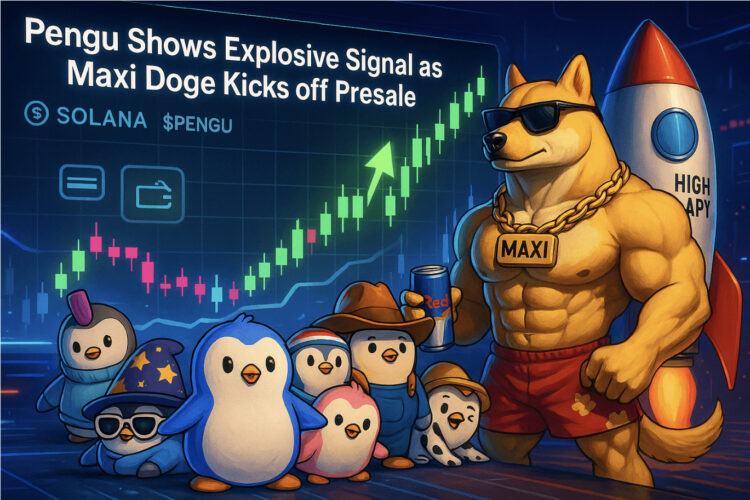 Pengu Shows Explosive Signal as Maxi Doge Kicks off Presale