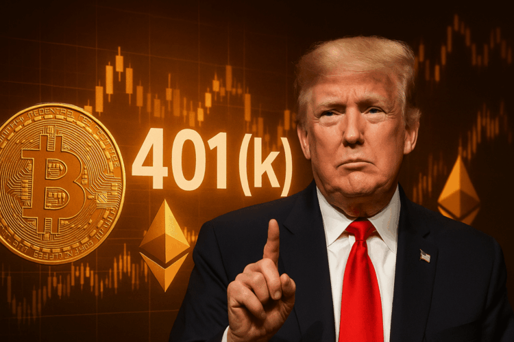Crypto Set For $1.25 Trillion Tsunami As Trump Opens 401(k) Gates