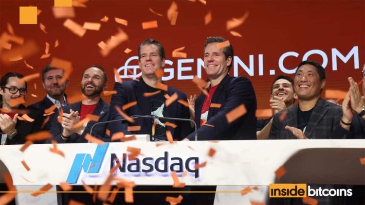Gemini Soars 14% On Nasdaq Debut To Hit $3.8B Valuation