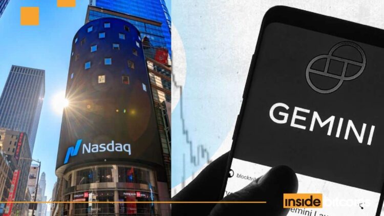 Gemini Secures $50M Nasdaq Investment Ahead Of IPO