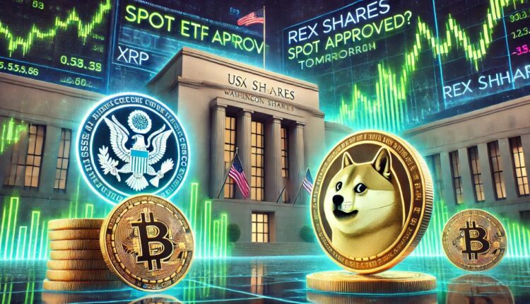 REX Shares Claims Its DOGE And XRP Spot ETFs Will Be Approved By US SEC Tomorrow
