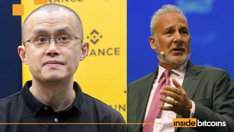 CZ Clashes With Peter Schiff Over Tokenized Gold Plan