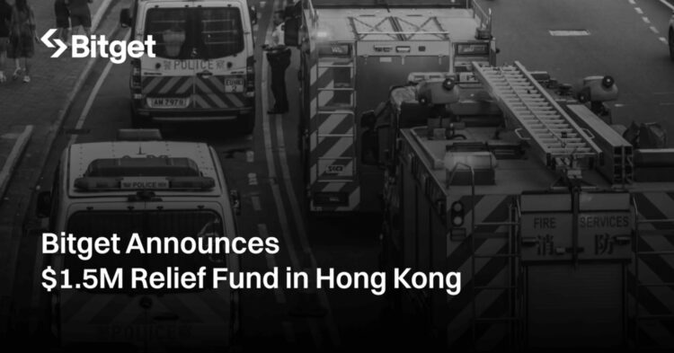 Bitget richtet 1,5 Mio. $ Hilfsfonds für Hongkonger Brandopfer ein