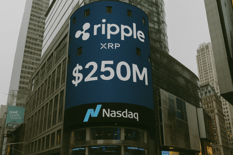 Ripple Featured on Nasdaq Tower After Donating Over $250M Through Pledge 1% Program