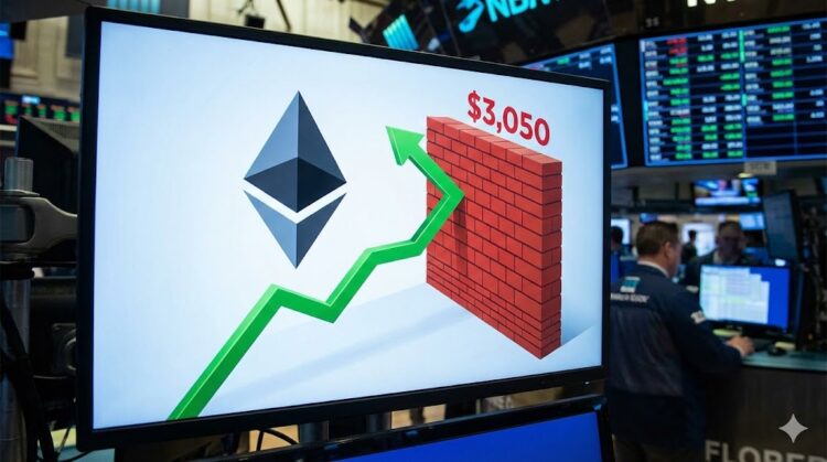 Ethereum Bulls Must Conquer $3,050 Or Momentum Quickly Fades