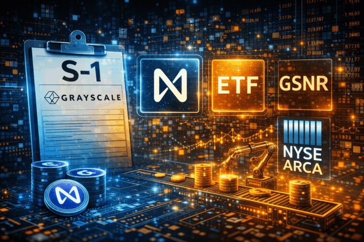 Grayscale Submits S-1 for NEAR ETF Listing Under GSNR Ticker