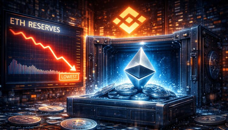 Ethereum Supply Tightens On Binance As Reserves Hit Lowest Level Since 2016