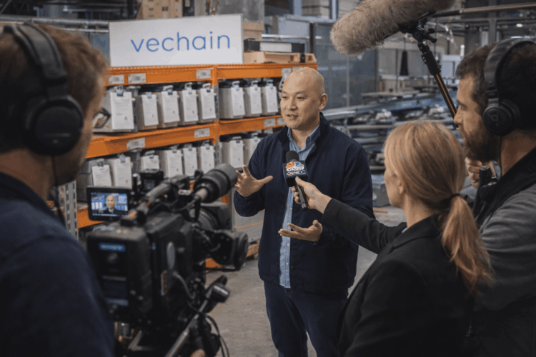 VeChain Demonstrates Real-World Blockchain Impact on CNBC