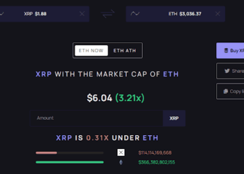 Here’s How Much The XRP Price Will Be If It Overtakes Ethereum In Market Cap