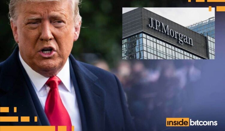 Trump Sues JPMorgan, CEO Dimon for $5B Over Debanking