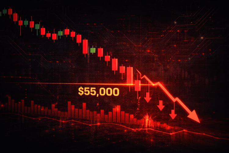 Bearish Outlook as Analysts Target $55K Amid ETF Outflows