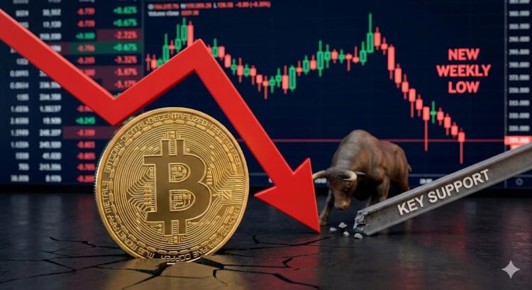 Bitcoin Price Sinks to New Weekly Low, Bulls Lose Key Support