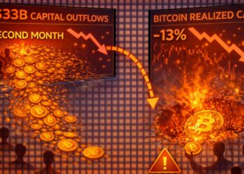 Bitcoin Realized Cap Craters as Capital Abandons the Network for a Second Month