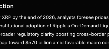 Elon’s Grok AI Predicts the Price of XRP, Bitcoin and Ethereum by The End of 2026
