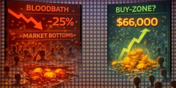 Bloodbath Or Buy-Zone? Bitcoin’s $66K Stagnation Hits The 25% Loss Threshold Historically Tied To Market Bottoms