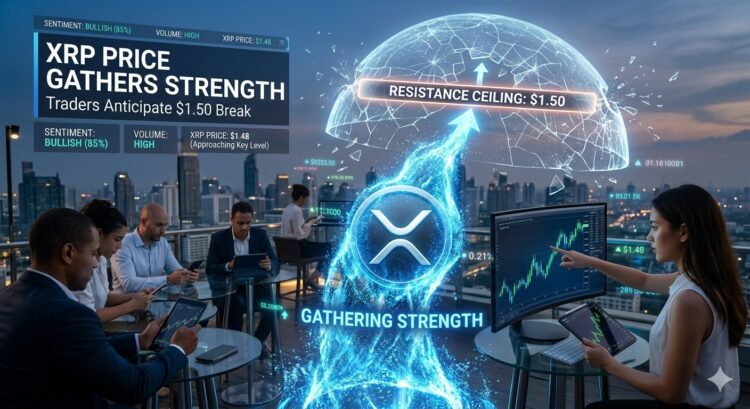 XRP Price Gathers Strength, Traders Anticipate $1.50 Break