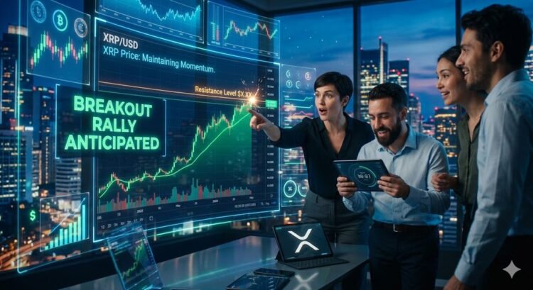 XRP Price Maintains Momentum as Traders Anticipate Breakout Rally