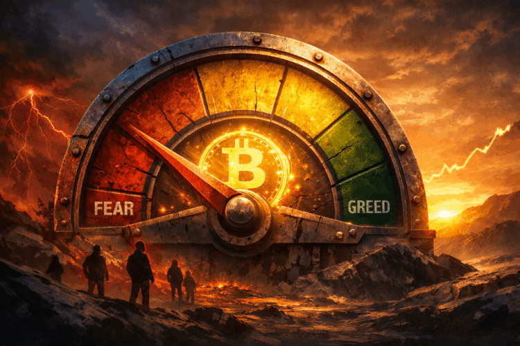 Bitcoin Fear & Greed Surges As Price Touches $74,000, But Extreme Fear Persists