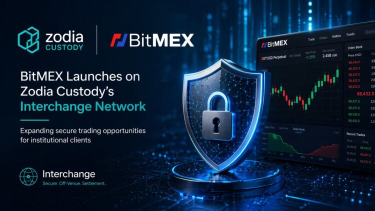 Zodia Custody Adds BitMEX to Interchange Network for Off-Venue Institutional Trading