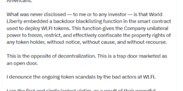 Justin Sun Sues World Liberty Financial Over WLFI Crypto Token Freeze