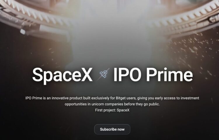 Bitget Launches Pre-IPO Token Trading Starting With SpaceX on Solana